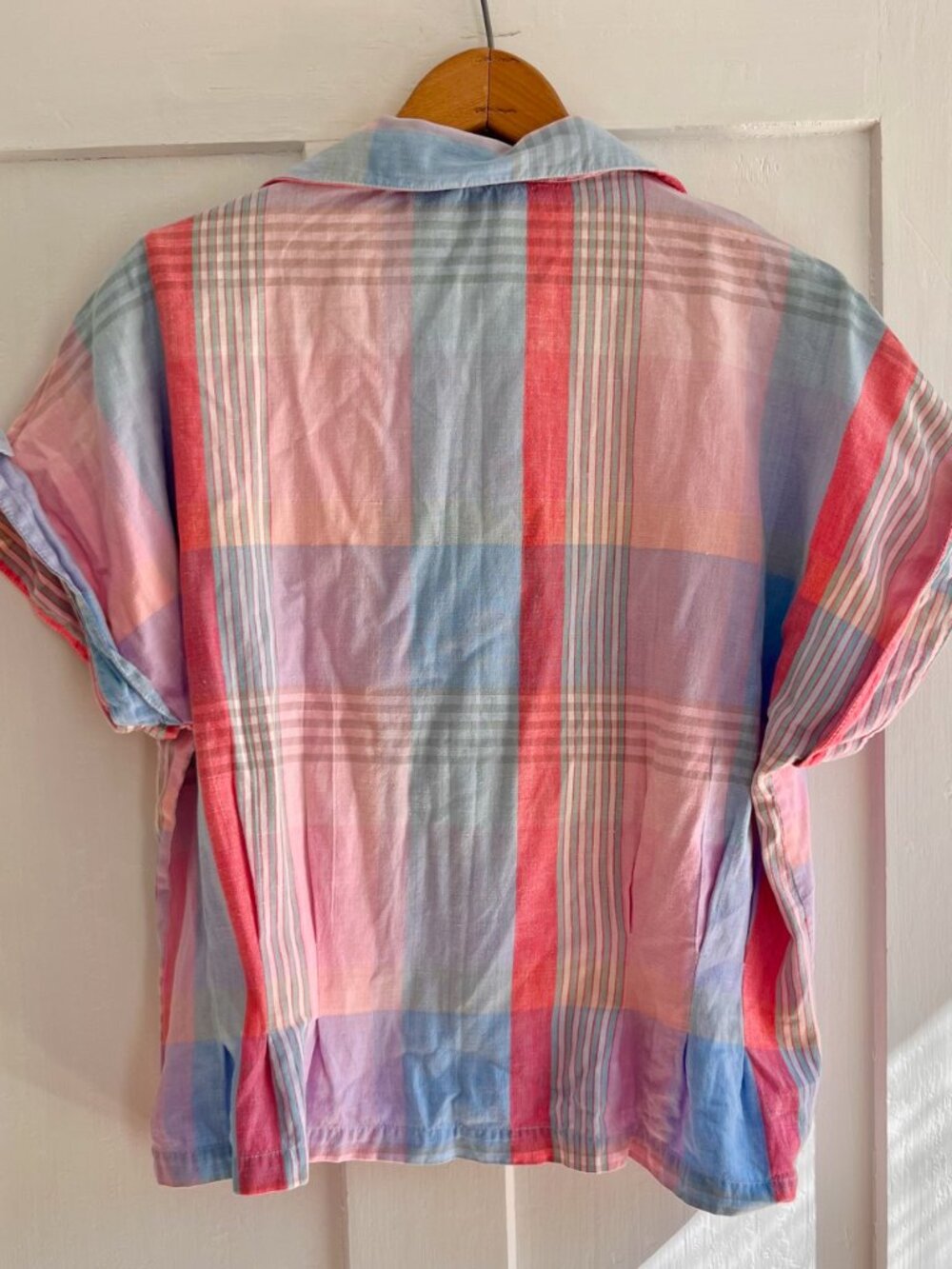 Vintage Plaid Cotton Skirt Set - Picture 6 of 15